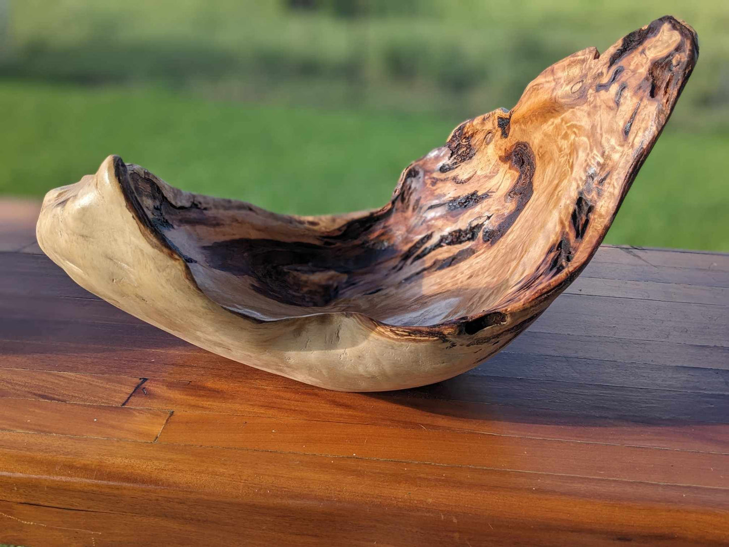 Wooden Burl Bowl