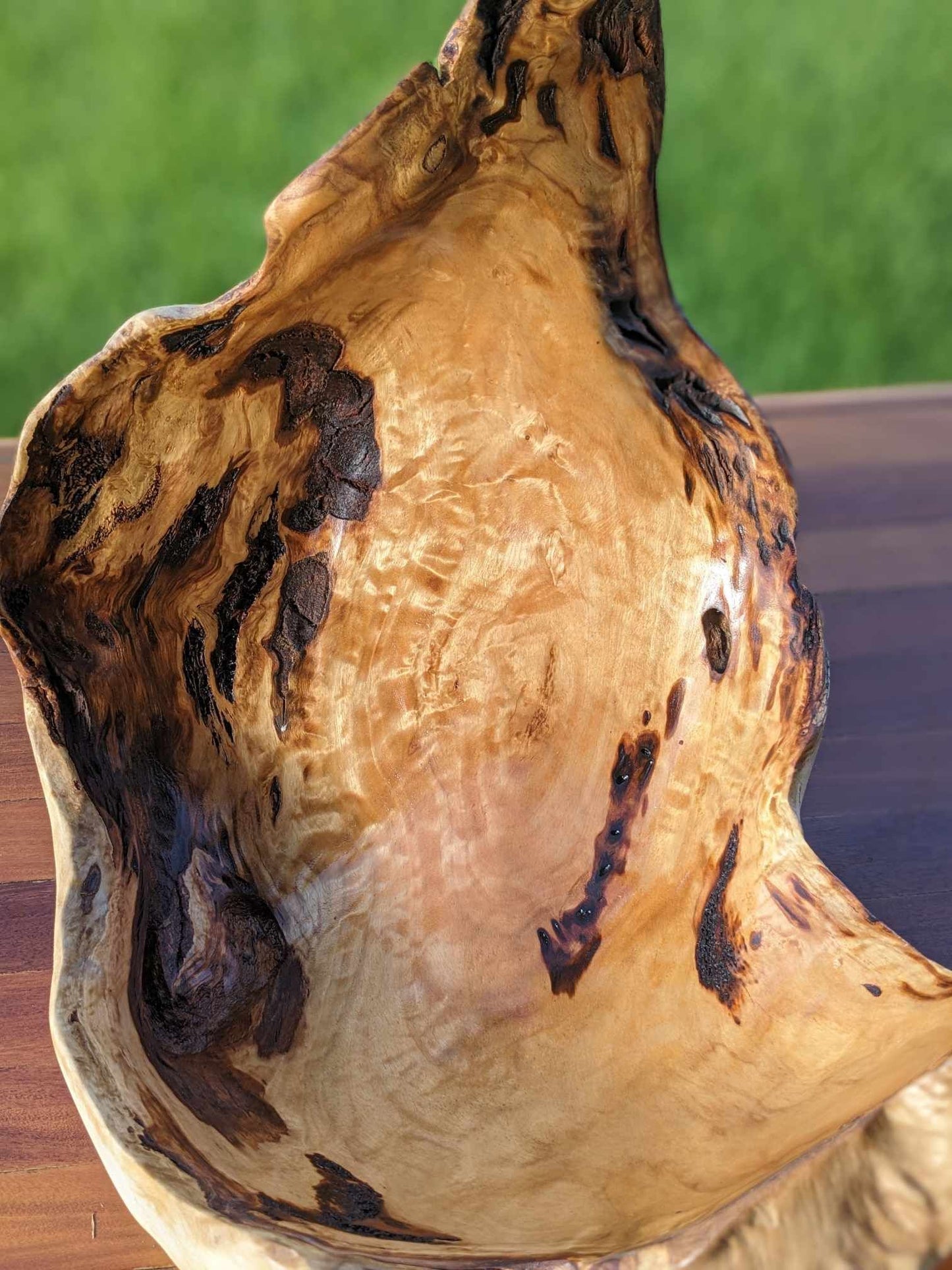 Wooden Burl Bowl