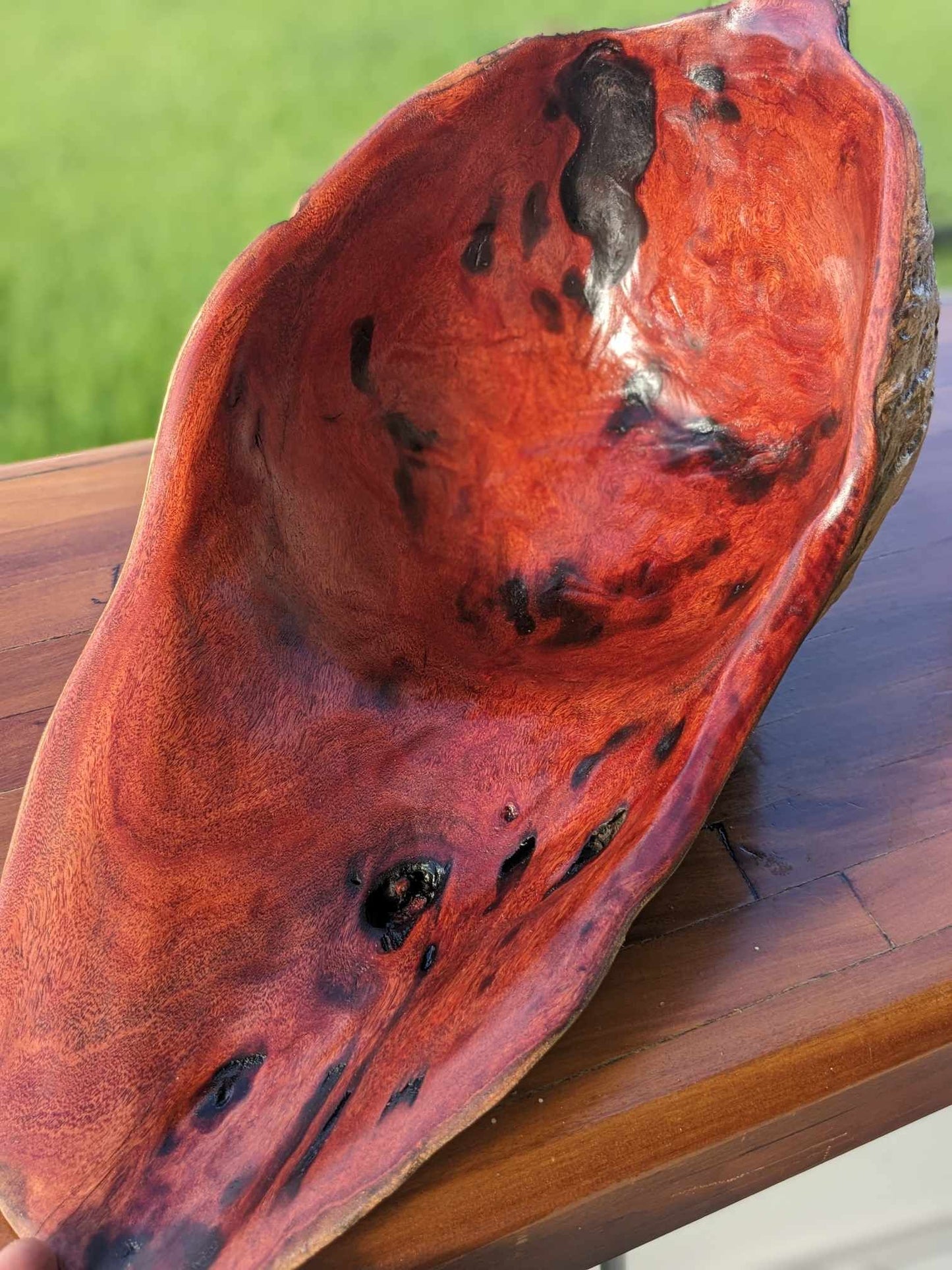 Wooden Burl Bowl