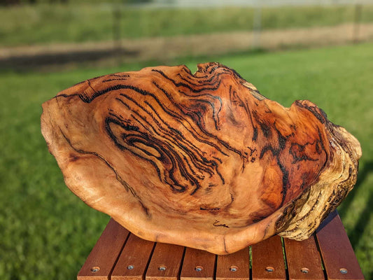 'The Oyster' Wooden Burl Bowl